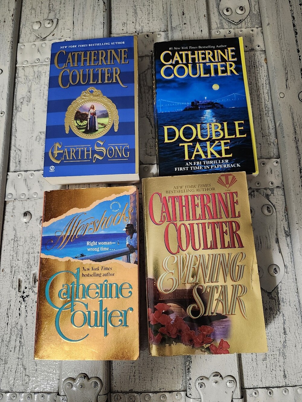 Catherine Coulter Thriller and Romance Paperback Book Set(4)